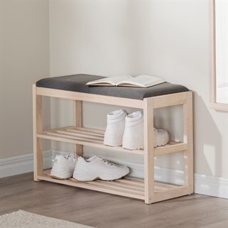 Rowico Skobænk – Hvidpigmenteret Eg